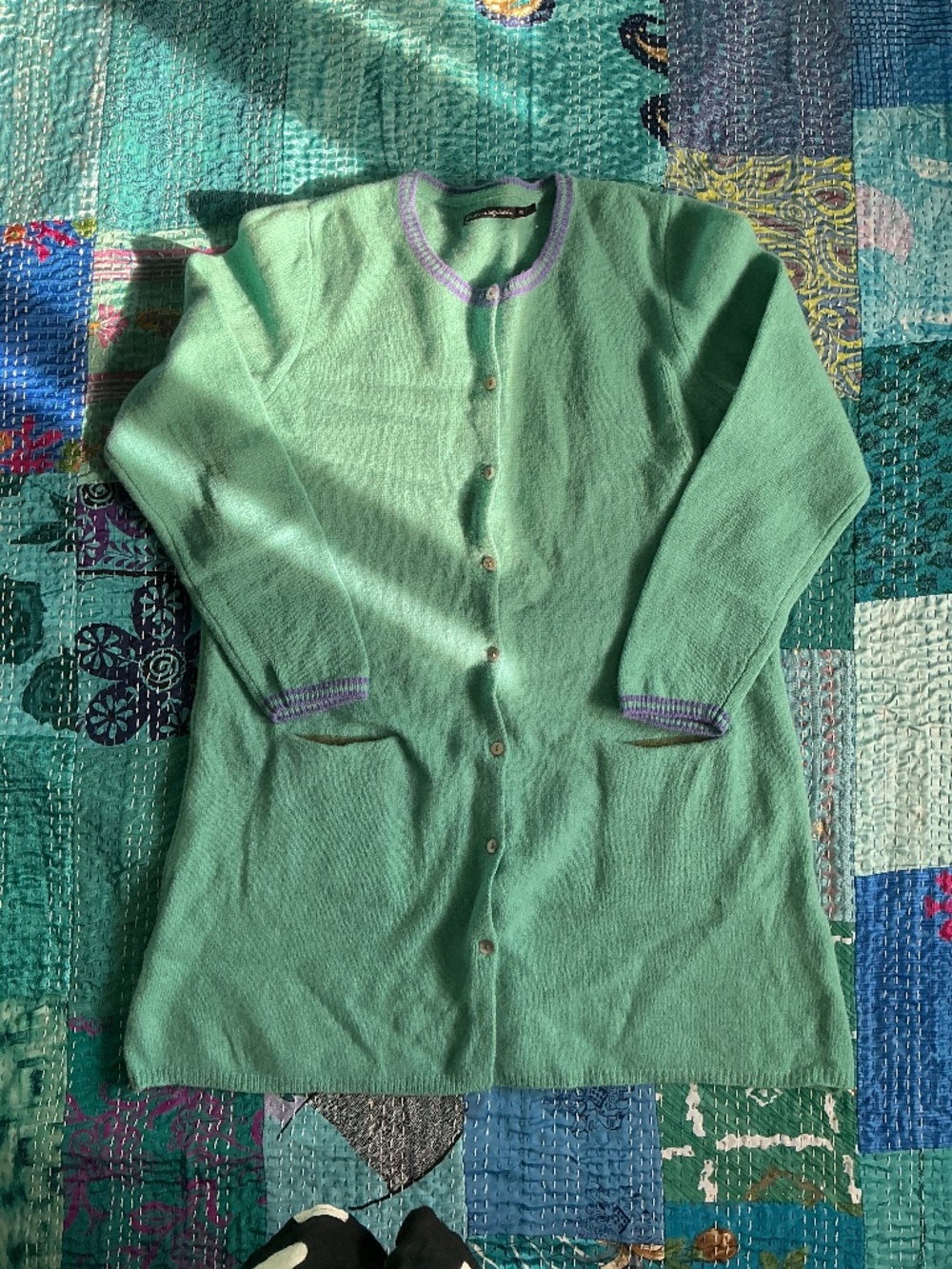 Gudrun Sjoden 100% wool long cardigan